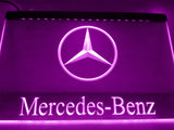 Mercedes Benz 2 LED Neon Sign USB - Purple - TheLedHeroes