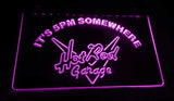 Hot Rod Garage It's 5pm Somewhere LED Neon Sign Electrical - Purple - TheLedHeroes