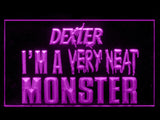 FREE Dexter Morgan Neat Monster LED Sign - Purple - TheLedHeroes