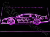 Joey Logano LED Neon Sign Electrical - Purple - TheLedHeroes