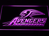 Los Angeles Avengers LED Neon Sign Electrical - Purple - TheLedHeroes