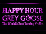 FREE Grey Goose Happy Hour LED Sign - Purple - TheLedHeroes
