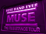 FREE Muse Best Band Ever LED Sign - Purple - TheLedHeroes