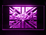 The Beatles England Jump LED Neon Sign Electrical - Purple - TheLedHeroes