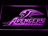 Los Angeles Avengers LED Neon Sign USB - Purple - TheLedHeroes