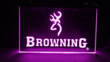 Browning Firearms LED Neon Sign USB - Purple - TheLedHeroes
