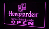 Hoegaarden Open LED Neon Sign USB - Purple - TheLedHeroes