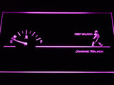 Johnnie Walker Keep Walking Fuel LED Neon Sign Electrical - Purple - TheLedHeroes