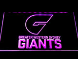 Greater Western Sydney Giants LED Neon Sign USB - Purple - TheLedHeroes