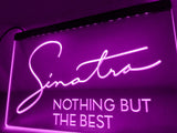 Frank Sinatra Nothing But the Best LED Neon Sign Electrical - Purple - TheLedHeroes