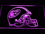 Austin Wranglers Helmet LED Neon Sign Electrical - Purple - TheLedHeroes