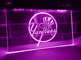New York Yankees LED Neon Sign Electrical - Purple - TheLedHeroes
