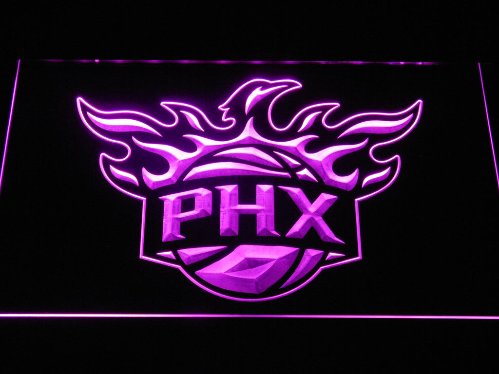 Phoenix Suns 2 LED Neon Sign Electrical - Purple - TheLedHeroes