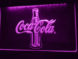 FREE Coca Cola Bottle 2 LED Sign - Purple - TheLedHeroes