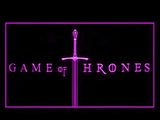 FREE Game Of Thrones (2) LED Sign - Purple - TheLedHeroes