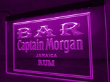 FREE Captain Morgan Jamaica Rum Bar LED Sign - Purple - TheLedHeroes