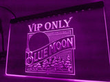 Blue Moon VIP Only (2) LED Neon Sign Electrical - Purple - TheLedHeroes