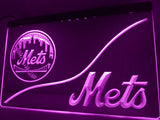 New York Mets (4) LED Neon Sign USB - Purple - TheLedHeroes