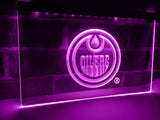 Edmonton Oilers LED Neon Sign USB - Purple - TheLedHeroes