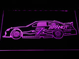 Justin Allgaier 2 LED Neon Sign USB - Purple - TheLedHeroes
