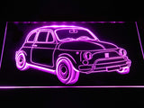 Fiat 500 LED Sign - Purple - TheLedHeroes