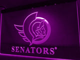 Ottawa Senators LED Neon Sign USB - Purple - TheLedHeroes