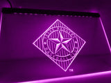 Texas Rangers (7) LED Neon Sign Electrical - Purple - TheLedHeroes