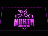 FREE North Melbourne Football Club LED Sign - Purple - TheLedHeroes