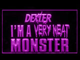 Dexter Morgan Neat Monster LED Neon Sign USB - Purple - TheLedHeroes