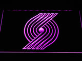 Portland Trail Blazers 2 LED Neon Sign Electrical - Purple - TheLedHeroes