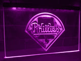 FREE Philadelphia Phillies LED Sign - Purple - TheLedHeroes