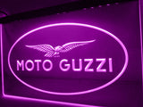 FREE Moto Guzzi Motorcycle LED Sign - Purple - TheLedHeroes