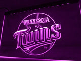 Minnesota Twins LED Neon Sign Electrical - Purple - TheLedHeroes