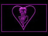 Betty Boop 2 LED Neon Sign USB - Purple - TheLedHeroes