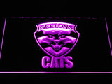 Geelong Football Club LED Neon Sign USB - Purple - TheLedHeroes
