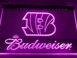 FREE Cincinnati Bengals Budweiser LED Sign - Purple - TheLedHeroes