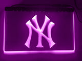 New York Yankees (10) LED Neon Sign Electrical - Purple - TheLedHeroes