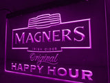 Magners Happy Hour LED Neon Sign USB - Purple - TheLedHeroes