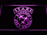 Biohazard Stars RPD Resident Evil LED Neon Sign Electrical - Purple - TheLedHeroes