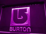 Burton Snowboarding LED Neon Sign USB - Purple - TheLedHeroes