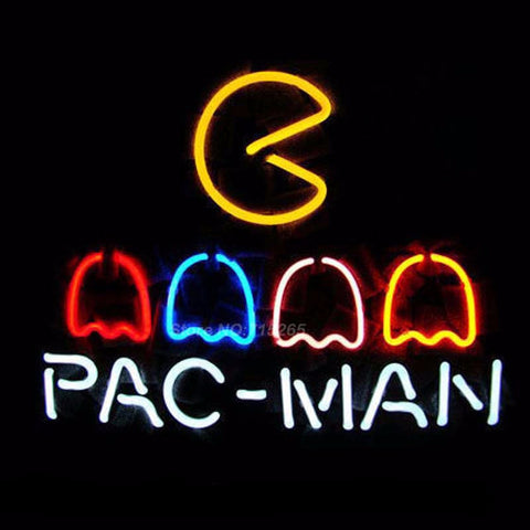 Pac-Man Neon Bulbs Sign 17x14 -  - TheLedHeroes