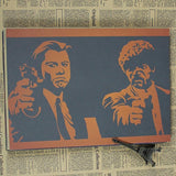 Vintage Pulp Fiction Wall Decor - Coffee - TheLedHeroes