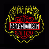 Harley Davidson Motorcycles Neon Bulbs Sign 24x24 -  - TheLedHeroes