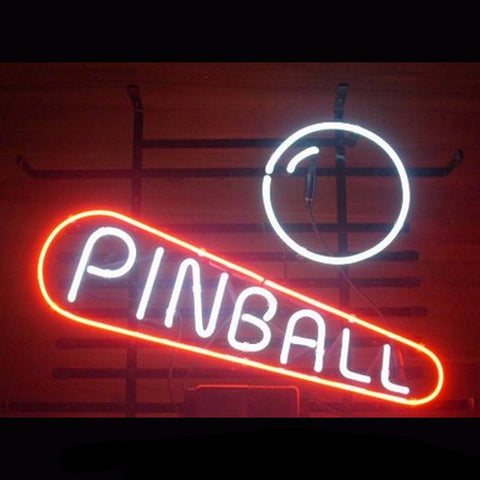 Pinball Game Room Neon Bulbs Sign 18X14 -  - TheLedHeroes