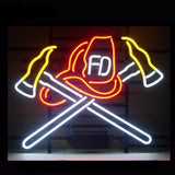 Firefighter eNeon Bulbs Sign 17x14 -  - TheLedHeroes