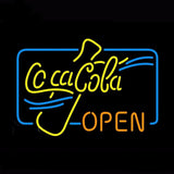 CocaCola Open Neon Bulbs Sign 17x14 -  - TheLedHeroes