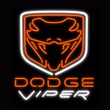 Dodge Viper Neon Bulbs Sign 24x24 -  - TheLedHeroes