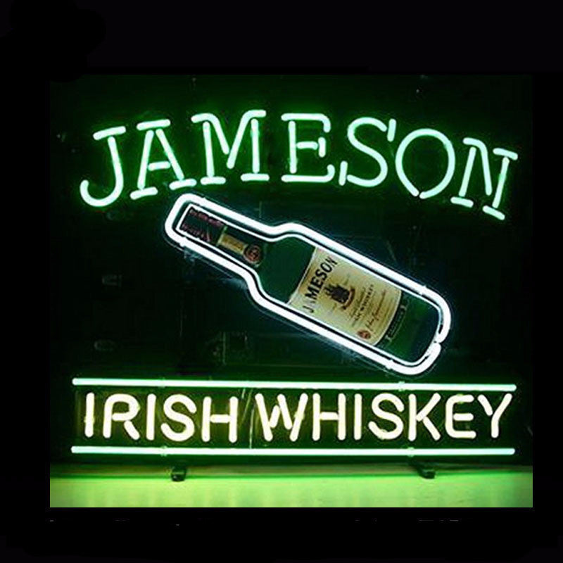 Jameson Irish Whiskey Neon Bulbs Sign 17x14 -  - TheLedHeroes
