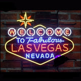 Welcome to Las Vegas Neon Bulbs Sign 24X20 -  - TheLedHeroes