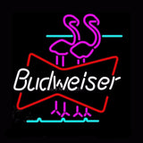 Budweiser Flamingo Neon Bulbs Sign 17x14 -  - TheLedHeroes
